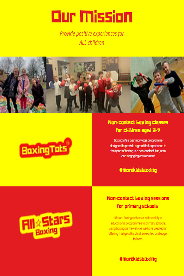 Boxing tots - Park Farm Community